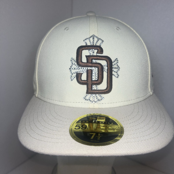 NEWERA キャップ　クロムカスタム　ラインストーン　ニューエラ　ジュエルキャップ