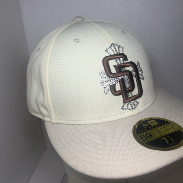 NEWERA キャップ　クロムカスタム　ラインストーン　ニューエラ　ジュエルキャップ