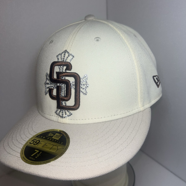 NEWERA キャップ　クロムカスタム　ラインストーン　ニューエラ　ジュエルキャップ