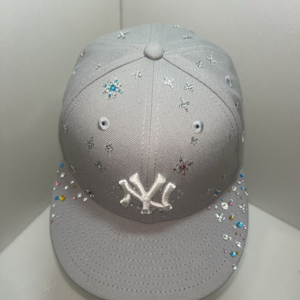 NEWERA キャップ　スターリングカスタム　ラインストーン　ニューエラ　ジュエルキャップ